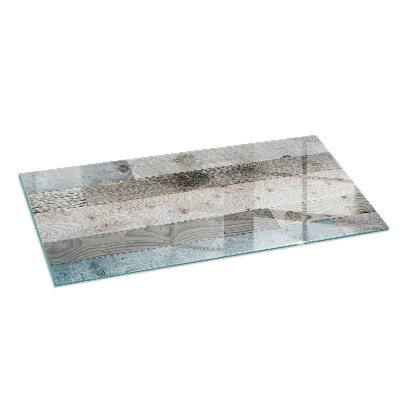 Rectangular tempered glass hearth Board colors in various shades