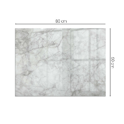 Rectangular glass hearth for wood stove Marble texture in an elegant style