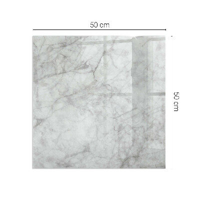 Rectangular glass hearth for wood stove Marble texture in an elegant style