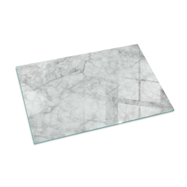 Rectangular glass hearth for wood stove Marble texture in an elegant style