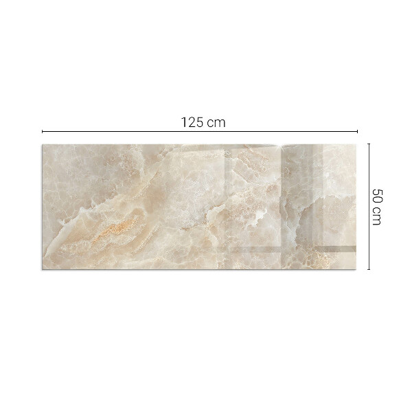 Rectangular glass hearth for wood stove Stone pattern inspired by nature