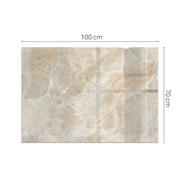 Rectangular glass hearth for wood stove Stone pattern inspired by nature