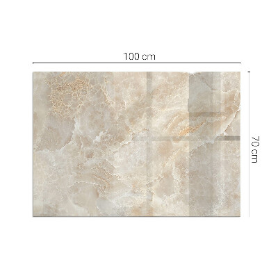 Rectangular glass hearth for wood stove Stone pattern inspired by nature
