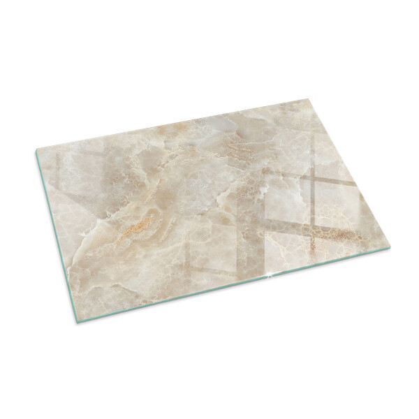 Rectangular glass hearth for wood stove Stone pattern inspired by nature