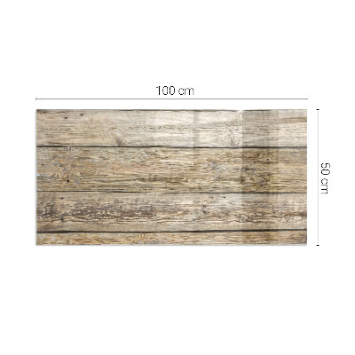 Rectangular tempered glass hearth Natural style boards