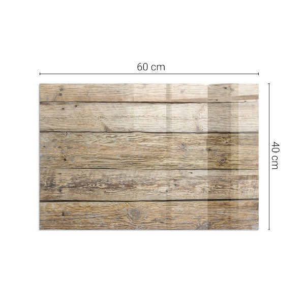 Rectangular tempered glass hearth Natural style boards