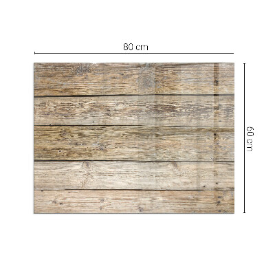 Rectangular tempered glass hearth Natural style boards