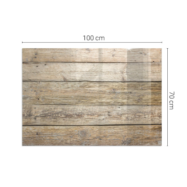 Rectangular tempered glass hearth Natural style boards