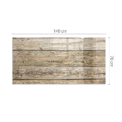 Rectangular tempered glass hearth Natural style boards