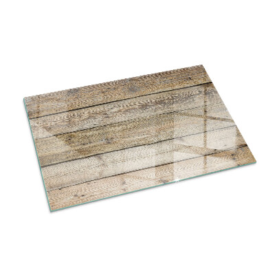 Rectangular tempered glass hearth Natural style boards