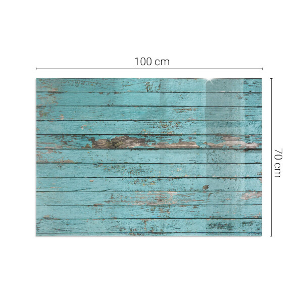 Rectangular glass hearth for wood stove Rustic boards in a natural style