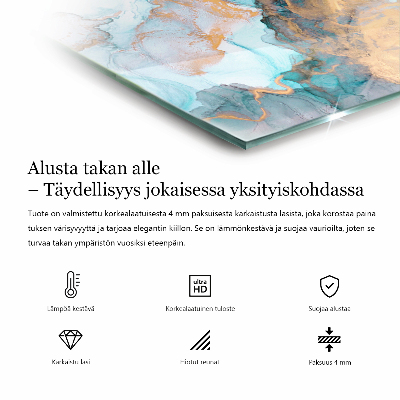 Rectangular glass hearth for wood stove Rustic boards in a natural style