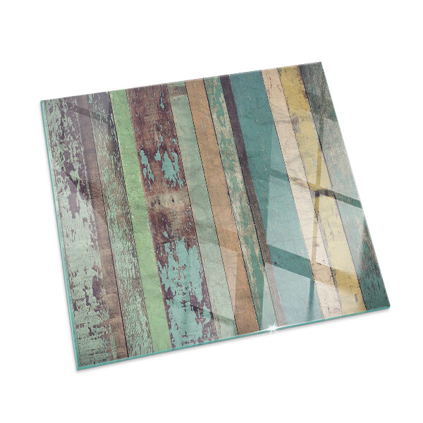 Rectangular glass hearth Board colors in different tones