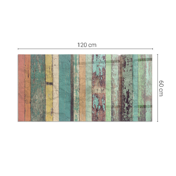 Rectangular glass hearth Board colors in different tones