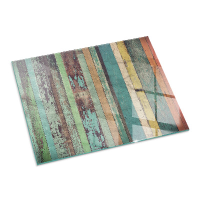 Rectangular glass hearth Board colors in different tones