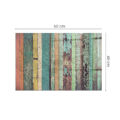 Rectangular glass hearth Board colors in different tones