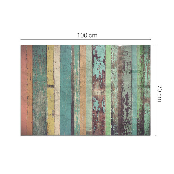 Rectangular glass hearth Board colors in different tones