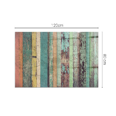 Rectangular glass hearth Board colors in different tones