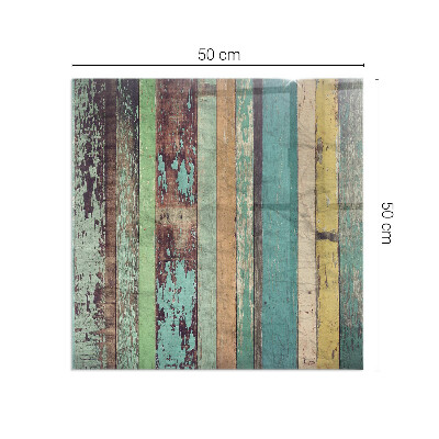 Rectangular glass hearth Board colors in different tones