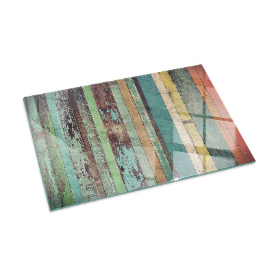 Rectangular glass hearth Board colors in different tones