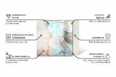 Rectangular glass hearth Board colors in different tones