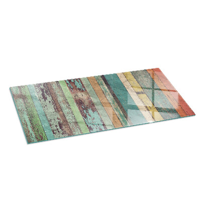 Rectangular glass hearth Board colors in different tones