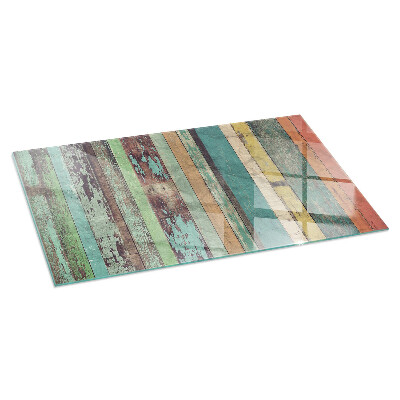 Rectangular glass hearth Board colors in different tones