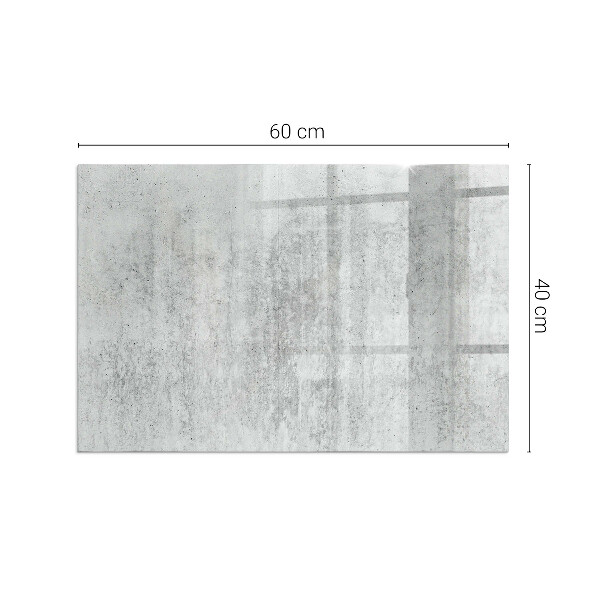 Rectangular tempered glass hearth Raw concrete structure