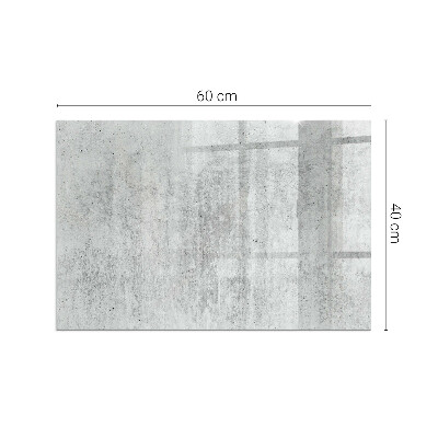 Rectangular tempered glass hearth Raw concrete structure