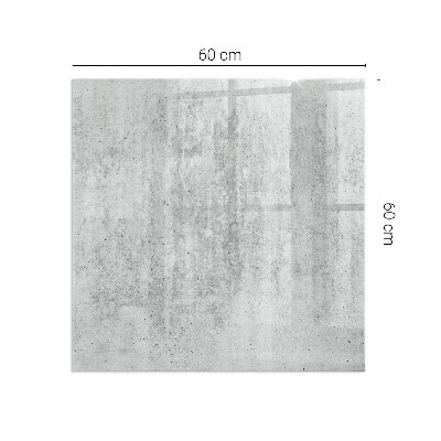 Rectangular tempered glass hearth Raw concrete structure