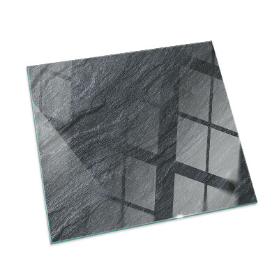 Rectangular tempered glass hearth Pattern of rocky structure