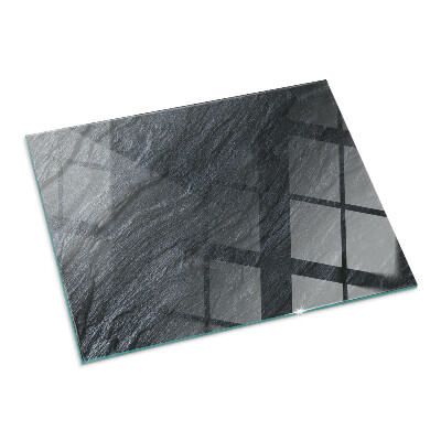 Rectangular tempered glass hearth Pattern of rocky structure