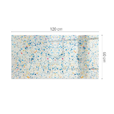 Rectangular glass hearth for wood stove Abstract texture motif