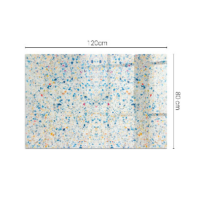 Rectangular glass hearth for wood stove Abstract texture motif