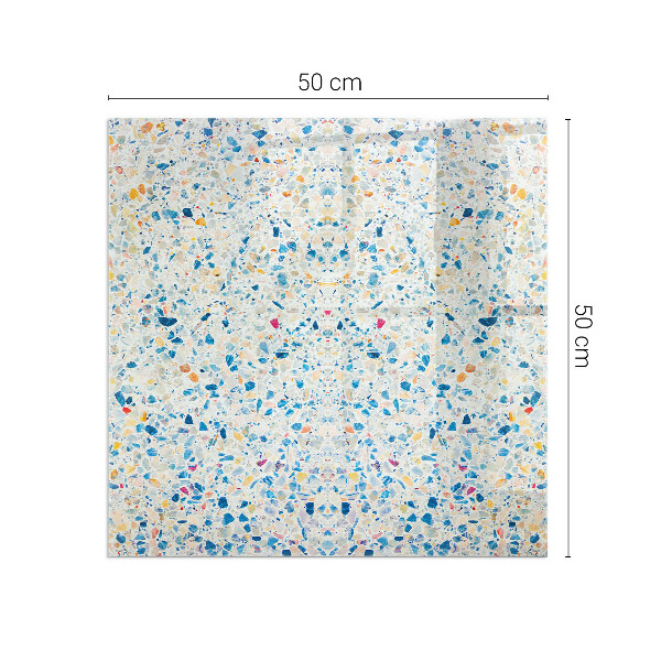 Rectangular glass hearth for wood stove Abstract texture motif