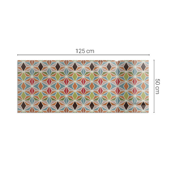 Rectangular glass hearth Polygonal patterns on the web