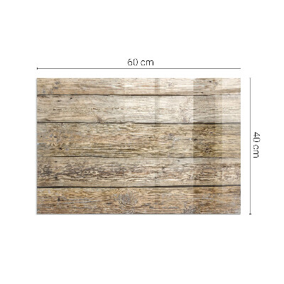 Rectangular glass hearth for wood stove Wooden grain in a natural style