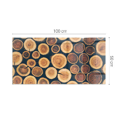 Rectangular glass hearth for wood stove Box with wooden frame