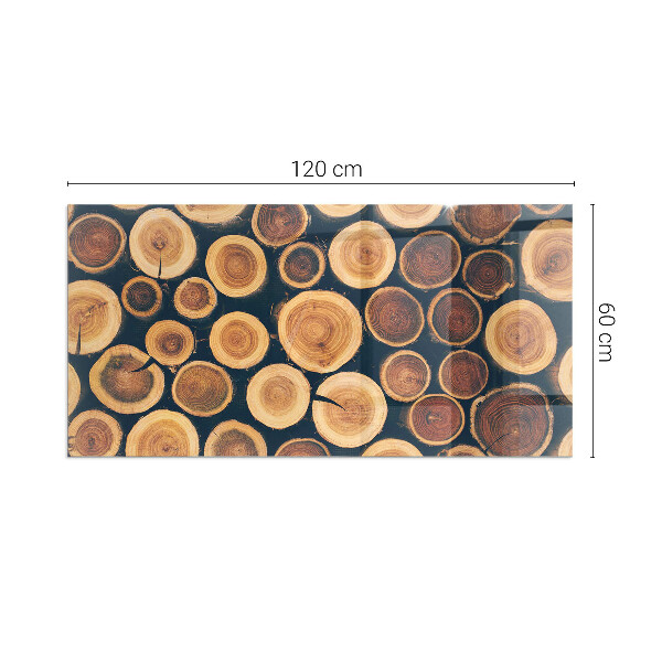 Rectangular glass hearth for wood stove Box with wooden frame