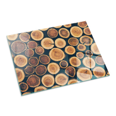 Rectangular glass hearth for wood stove Box with wooden frame