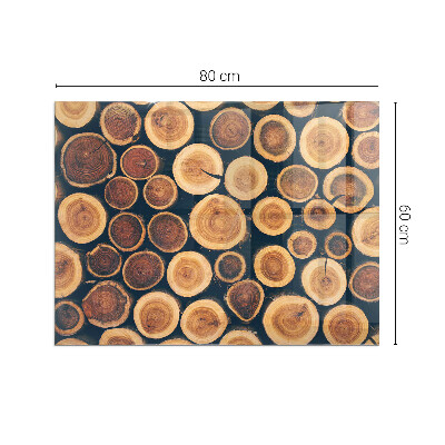 Rectangular glass hearth for wood stove Box with wooden frame