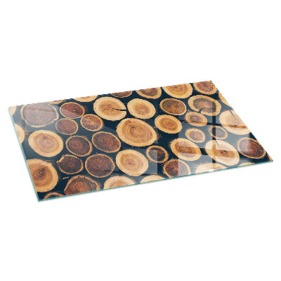 Rectangular glass hearth for wood stove Box with wooden frame