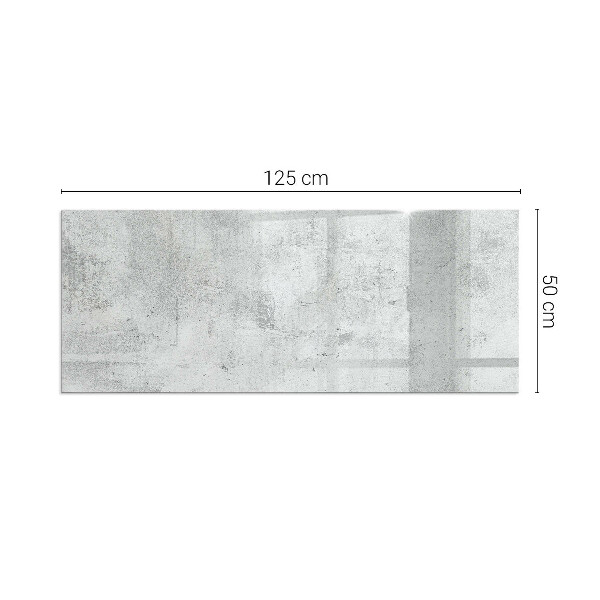 Rectangular glass hearth for wood stove Concrete texture in a raw style