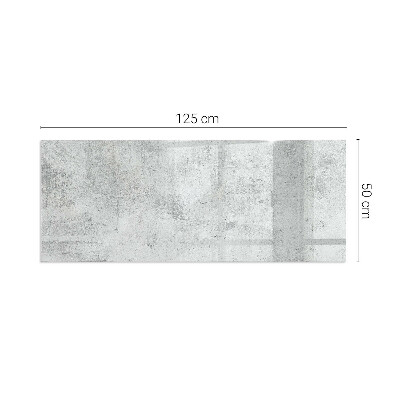 Rectangular glass hearth for wood stove Concrete texture in a raw style