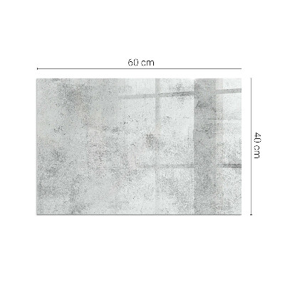 Rectangular glass hearth for wood stove Concrete texture in a raw style