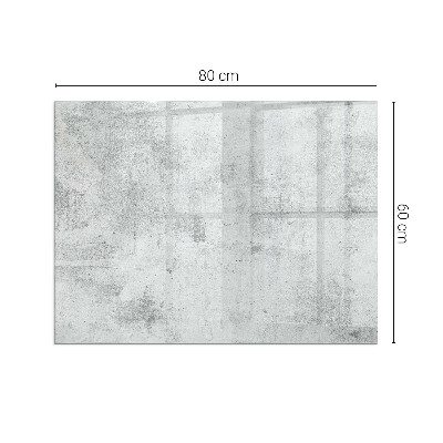 Rectangular glass hearth for wood stove Concrete texture in a raw style