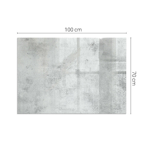 Rectangular glass hearth for wood stove Concrete texture in a raw style