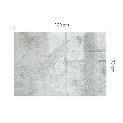 Rectangular glass hearth for wood stove Concrete texture in a raw style