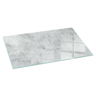 Rectangular glass hearth for wood stove Concrete texture in a raw style