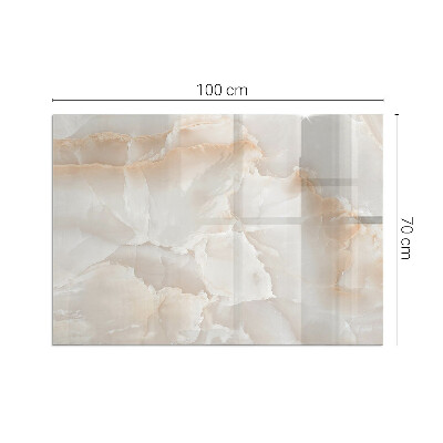 Rectangular glass hearth for wood stove Stone organic motif